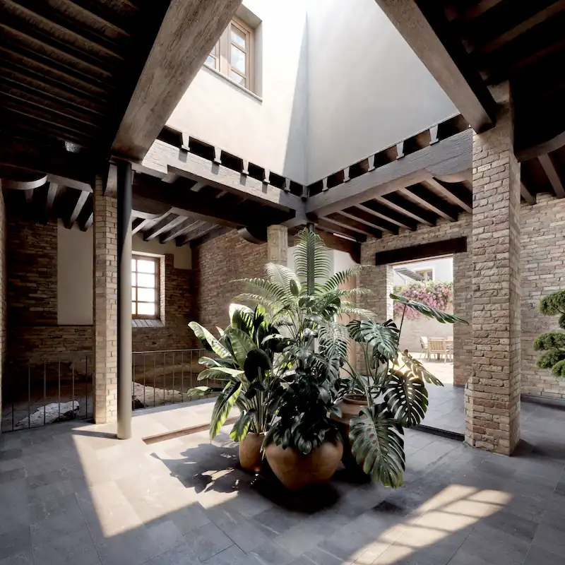 Patio interior